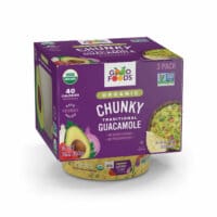 Organic Chunky Guacamole 3 Pack Packaging