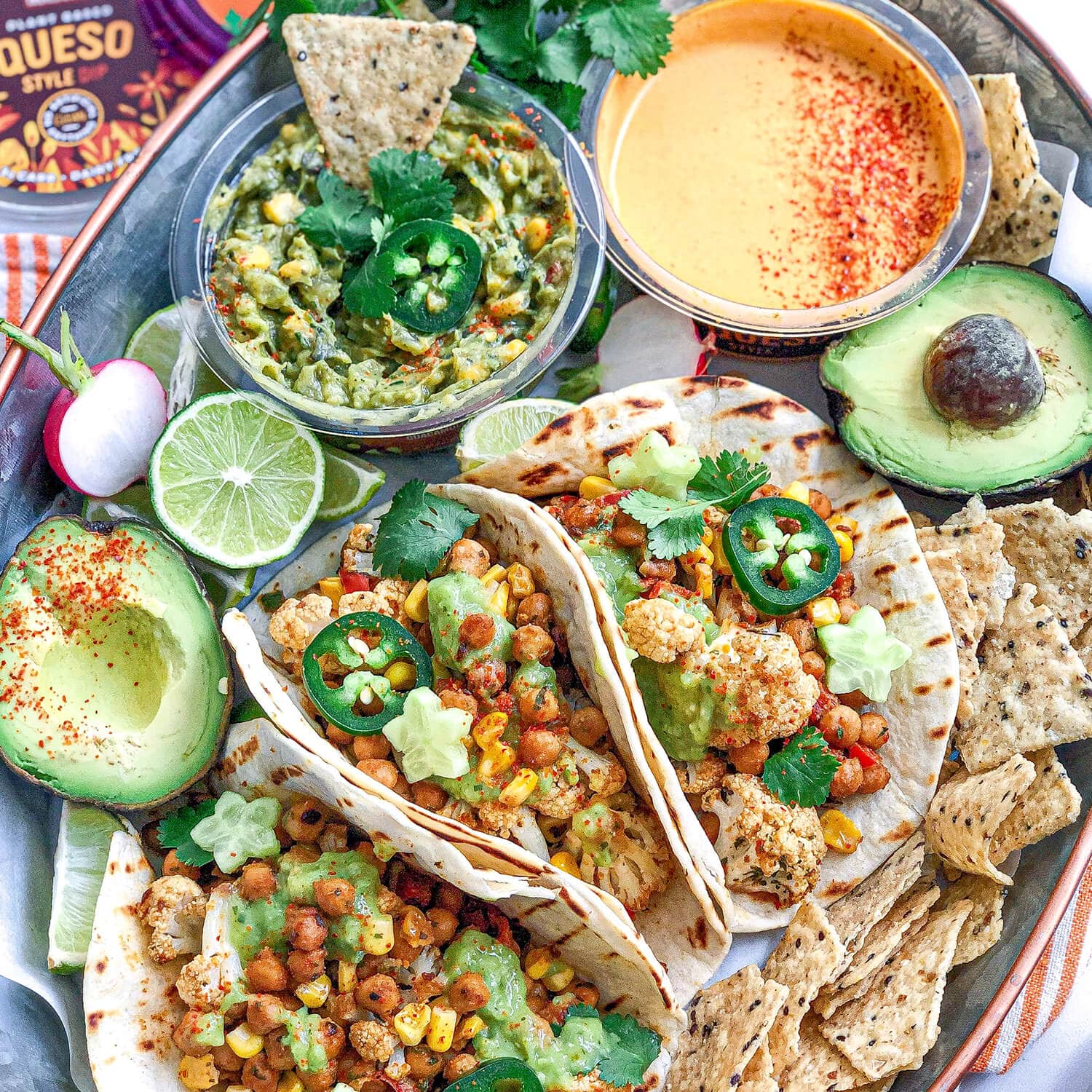 Southwest Chickpea & Cauliflower Tacos | Good Foods