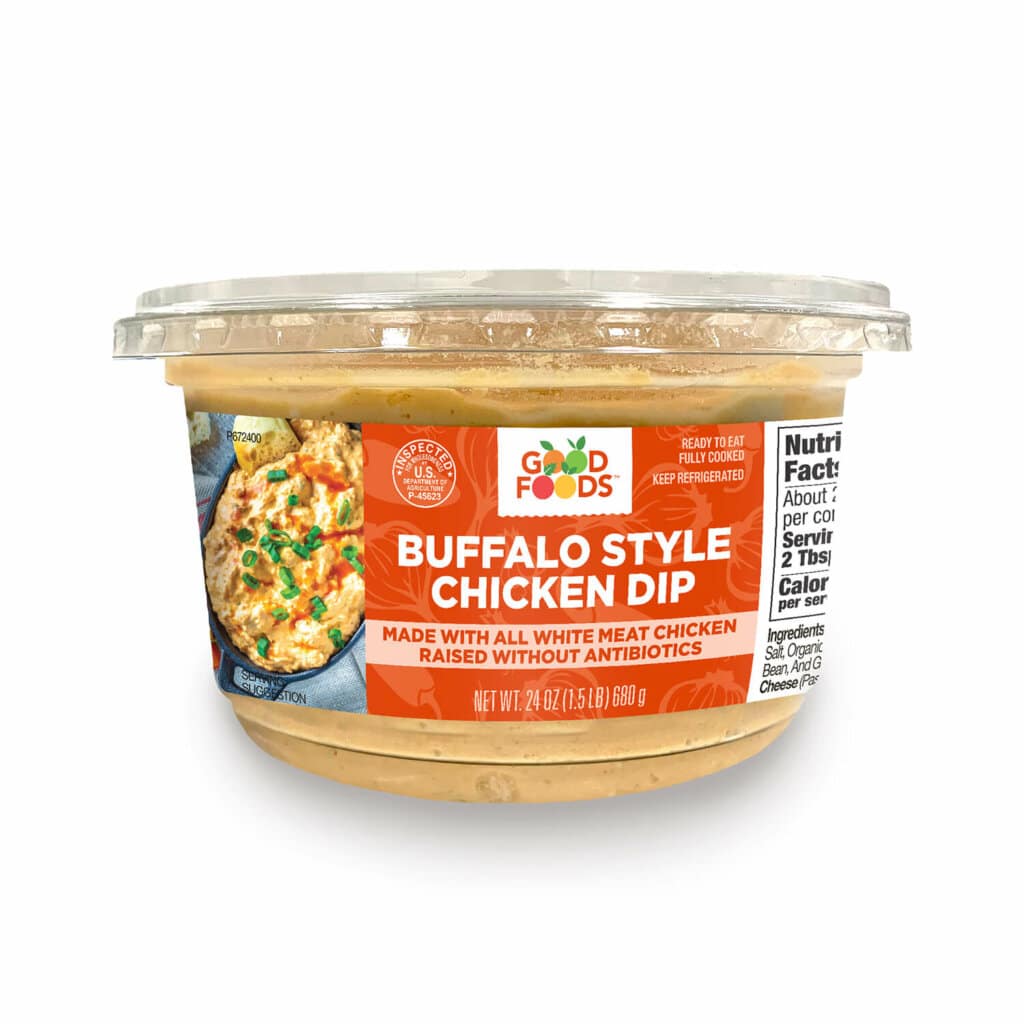 Buffalo Style Chicken Dip 24oz Delicious & Savory Dip Good Foods